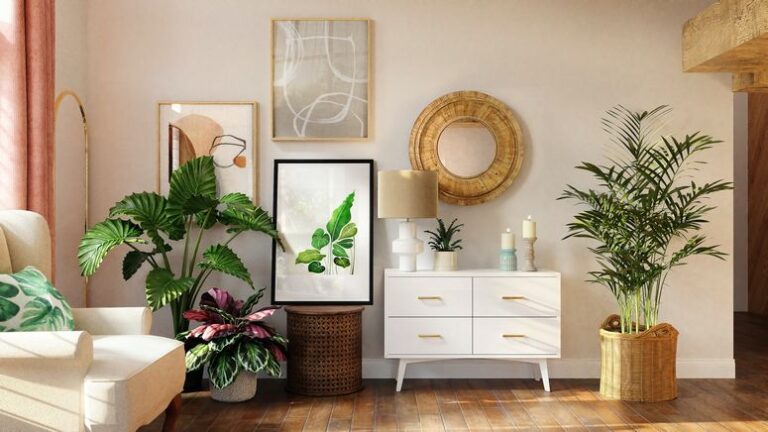 MIROIR ROND DECO SCANDINAVE